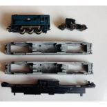 3x Heljan Loco Chassis & 1x Lima Class 08 Diesel Loco