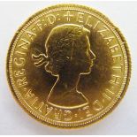 Queen Elizabeth 1966 full sovereign. P&P group 1 (£16 for the first item and £1.50 for subsequent