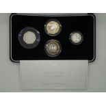 2005 Royal Mint Piedfort silver proof four coin collection. P&P group 1 (£16 for the first item
