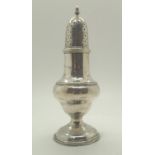 Hallmarked silver sugar sifter c1820, makers and other marks rubbed 84g. P&P group 1 (£16 for the