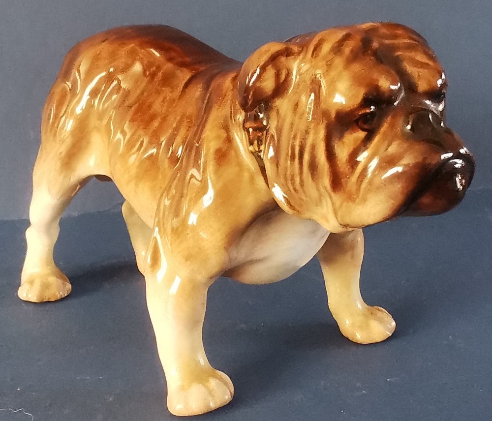 Royal Doulton Bulldog (Standing) - No. HN1044 in gloss - 3.25". P&P group 1 (£16 for the first