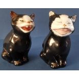 Two Royal Doulton 'Lucky' Black Cats - No. K12 in gloss 2.75". P&P group 1 (£16 for the first item