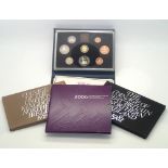 2006 Royal Mint silver crown and three UK proof coin sets, 1978, 1981, 1983. P&P group 1 (£16 for