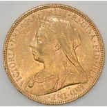 Victoria 1893 full sovereign (please see pictures for condition). P&P group 1 (£16 for the first