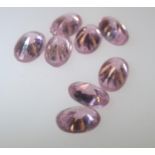 Loose gemstones: pink tourmaline 1.2g largest stone 6 x 4 mm. P&P group 1 (£16 for the first item