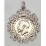 Silver threepenny pendant (1911). P&P group 1 (£16 for the first item and £1.50 for subsequent