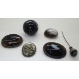 Collection of mixed agate items. P&P group 1 (£16 for the first item and £1.50 for subsequent items)