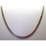 9ct gold square chain 10.1g. P&P group 1 (£16 for the first item and £1.50 for subsequent items)