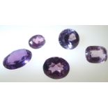 Loose gemstones: collection of sapphires, largest stone D: 12 mm 5.8g total. P&P group 1 (£16 for