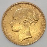 Victoria 1880 full sovereign (please see pictures for condition). P&P group 1 (£16 for the first