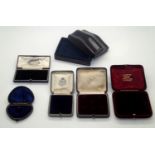 Six vintage jewellery boxes. P&P group 1 (£16 for the first item and £1.50 for subsequent items)