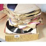 Collection of vintage 78 rpm records inc The Andrews Sisters. This lot is not available for in-house