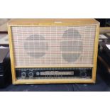 Ekco model A274 valve radio, not working, some woodworm to case. P&P Group 3 (£25+VAT for the