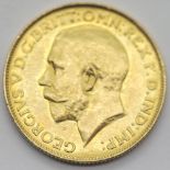 George V 1926 full sovereign, South Africa Mint. P&P Group 1 (£14+VAT for the first lot and £1+VAT