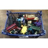 Box 0f mixed diecast model vehicles. This lot is not available for in-house P&P, please contact
