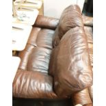 Two seater reclining settee. This lot is not available for in-house P&P, please contact the office