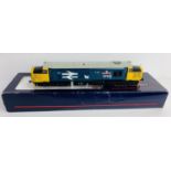 Bachmann OO Gauge 32-382 Class 37/4 Diesel 37410 BR Blue Large Logo Livery 'Aluminium 100' - Boxed -