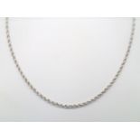 Silver fancy Prince of Wales chain L: 48 cm P&P group 1 (£16 for the first item and £1.50 for