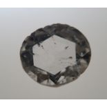 Loose gemstones: single diamond, weighs 1.45cts, 7.5mm x 8.5mm Condition Report: gemstones listed