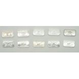 Ten American 1g pure silver bars in the style of banknotes P&P group 1 (£16 for the first item