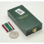 Cased uninscribed WVS medal P&P group 1 (£16 for the first item and £1.50 for subsequent items)