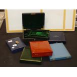 Six large vintage jewellery boxes, largest 20cm x 25cm x 10cm P&P group 2 (£20 for the first item