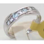 9ct gold fancy cubic zirconia ring, size K/L, 1.9g P&P group 1 (£16 for the first item and £1.50 for