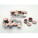 Loose stones: A Victorian collection of loose semi-precious stones in period card specimen boxes