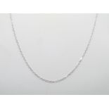 Ladies 51 cm chain P&P group 1 (£16 for the first item and £1.50 for subsequent items)