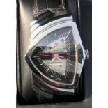 Gents limited edition Hamilton Ventura wristwatch with box and papers RRP £1500.00. No scratches
