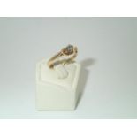18ct gold diamond solitaire ring, size O, 3.1g P&P group 1 (£16 for the first item and £1.50 for