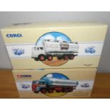 Corgi 1.50 scale 2 8 Wheel Tankers Hovis and Pollock P&P group 2 (£20 for the first item and £2.50