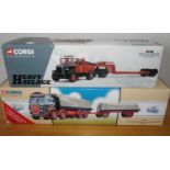 Corgi 2 x 1.50 scale Tennant Atkinson and Trailer and HJallett Silbermann Low Loader P&P group 2 (£