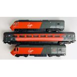 Lima OO Gauge 3x Car Class 43 HST Set - Virgin Livery - Unboxed P&P group 2 (£20 for the first