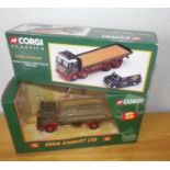 Corgi 1.50 scale 2 Eddie Stobart Foden Flatbed and Bedford TK Flatbed P&P group 2 (£20 for the first