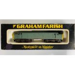 Graham Farish N Gauge Class 40 Loco - Repainted Plain Green P&P group 1 (£16 for the first item