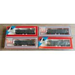 4x Lima OO Gauge BR Iron Ore PTA Freight Wagons - All Boxed Cat Code: 305663 x4 P&P group 2 (£20 for