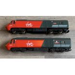 Lima OO Gauge Pair of Class 43 HST Virgin XC Cross Country Livery Car Locos Power / Dummy Cars -