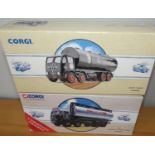 Corgi 2 x 1.50 scale 8 wheel Tankers Guinness Foden Mackeson Atkinson P&P group 2 (£20 for the first