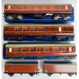 5x Hornby Dublo Wagons & Coaches - The Coaches are Boxed P&P group 2 (£20 for the first item and £