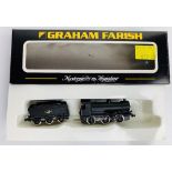 Graham Farish / Kit Built N Gauge 0-6-0 BR Black Steam Loco Boxed P&P group 1 (£16 for the first