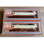 2x Lima OO Gauge Ref: 305661 UKF FERTILISERS Procor Pallet Van Wagon VG/Boxed P&P group 2 (£20 for