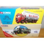Corgi 2 x 1.50 scale Tankers Pointer Scammell Bulwark Atkinson P&P group 2 (£20 for the first item