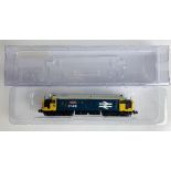 Graham Farish N Gauge Class 37 418 An Comunn Gaidhealach BR Blue Large Logo Diesel Loco - In Clear