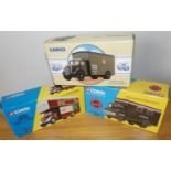 Corgi 3 x 1.50 scale Box Vans 2 Bedford 0 Series and Thames Trader P&P group 2 (£20 for the first