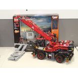 Lego Technic 42082 Rough Terrain Crane complete with box and instructions P&P group 3 (£27 for the