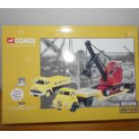 Corgi 1.50 scale Building Britain 3 models gift set P&P group 2 (£20 for the first item and £2.50