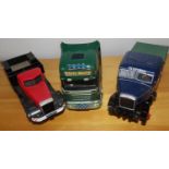 Corgi 3 x 1.50 scale Tractor Cab Units Scania, Scammell, Diamond T P&P group 2 (£20 for the first
