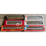 6x OO Gauge Intercity Livery Mk2 & Mk4 Passenger Coaches To Include: Dapol, Hornby & Lima Examples -