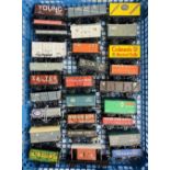 28x OO Gauge Assorted Freight Wagons - Most are Kit Built Examples P&P group 2 (£20 for the first